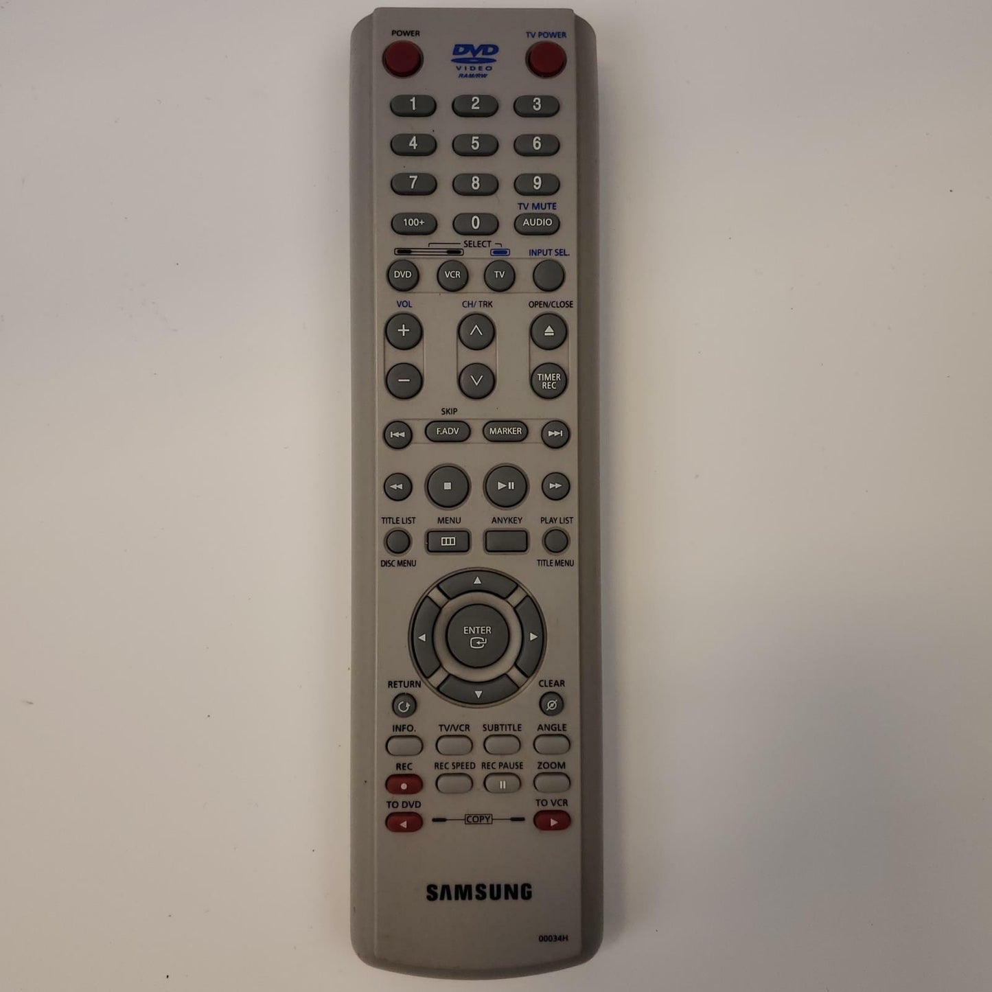 Samsung DVD-V3650 VCR/DVD Player w/ Remote | Grade B