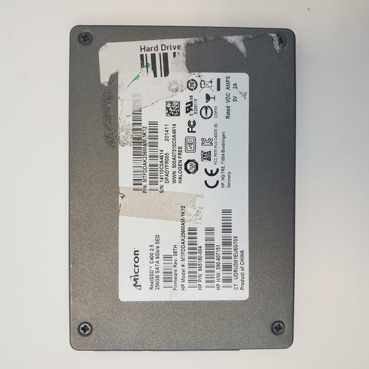 Micron MTFDDAK256MAM-1K12 256GB 2.5" SATA Internal SSD | Grade A