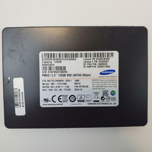 Samsung MZ-7TE1280 128GB 2.5" SATA Internal SSD |  Grade A