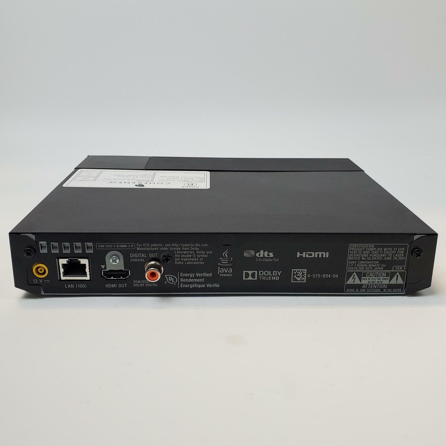 Sony BDP-S3700 Blu-Ray/DVD Player w/ Remote | Grade B