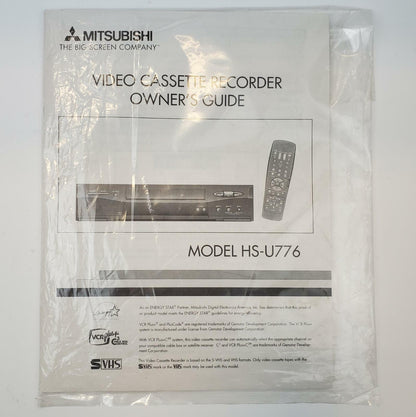 Mitsubishi HS-U776 VCR/VHS Player | Grade B