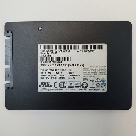 Samsung MZ-YTY2560 256GB 2.5" SATA Internal SSD | Grade A