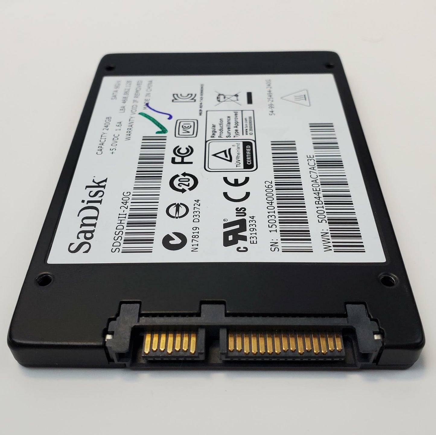 SanDisk SDSSDHII-240G 240GB 2.5" SATA Internal SSD | Grade A