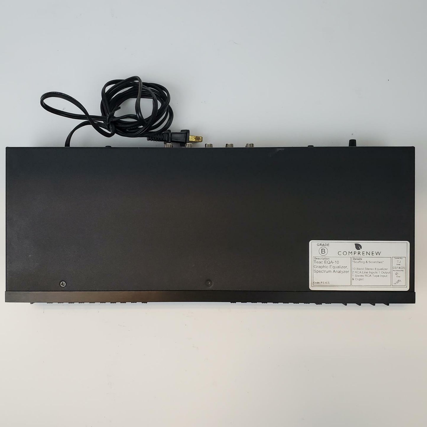 Teac EQA-10 10-Band Graphic Equalizer/Spectrum Analyzer | Grade B