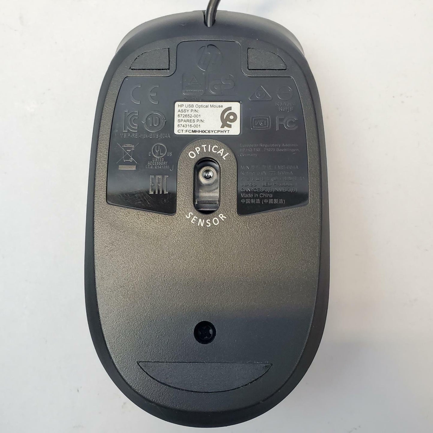 HP MSU1158 USB Wired Mouse | Grade A