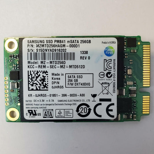 SAMSUNG MZ-MTD256D 256GB mSATA Internal SSD | Grade A