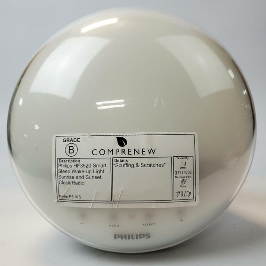 Philips HF3520 Smart Sleep Wake-up Light Sunrise/Sunset Clock Radio | Grade B