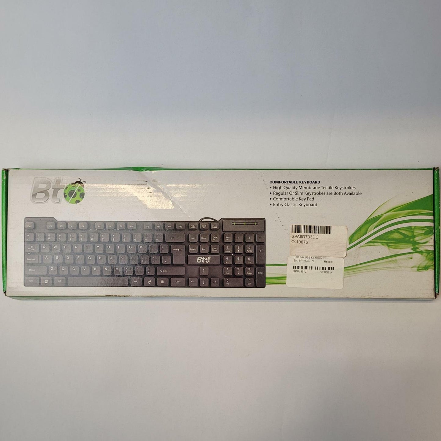 BTO 104 USB Wired Keyboard | Grade A