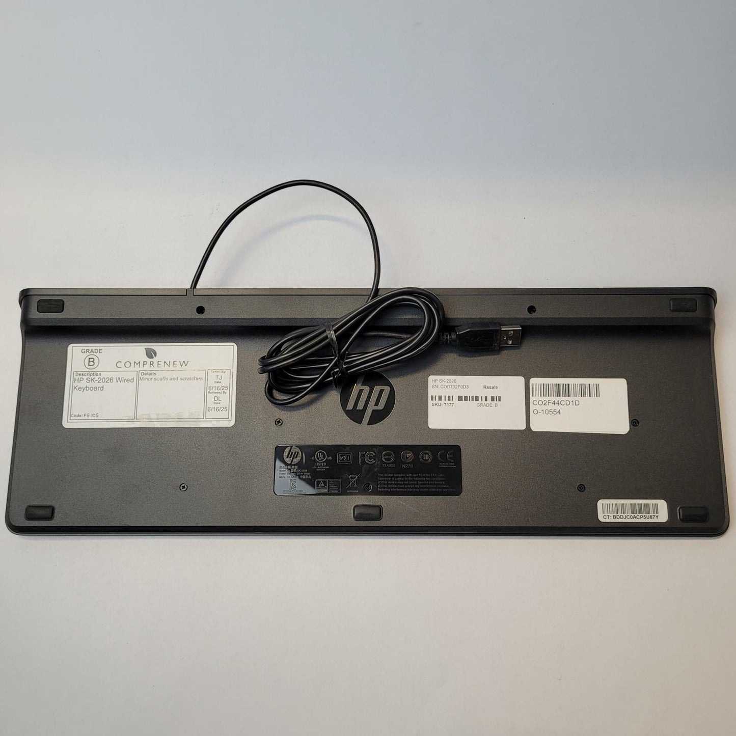 HP SK-2026 USB Wired Keyboard | Grade A