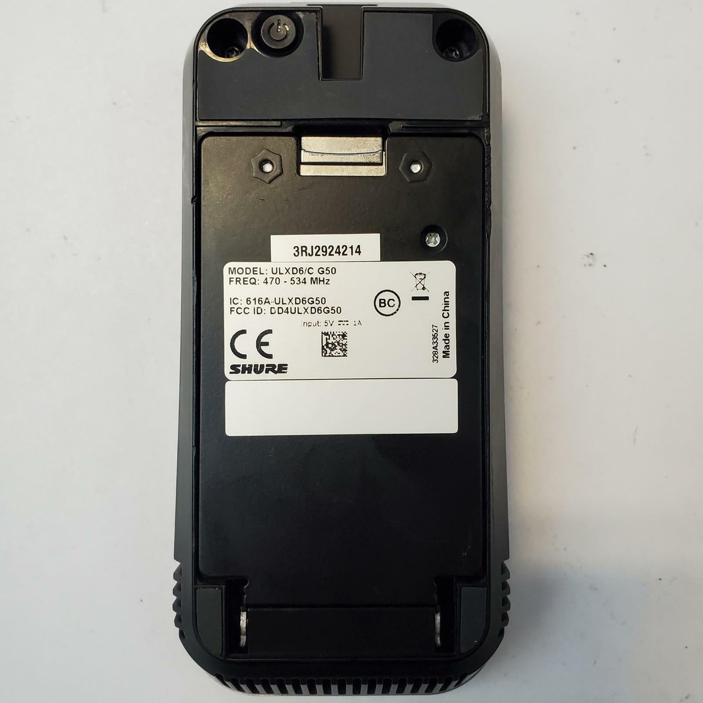 SHURE ULXD6/C Cardioid Wireless Boundary Microphone Transmitter | Grade B