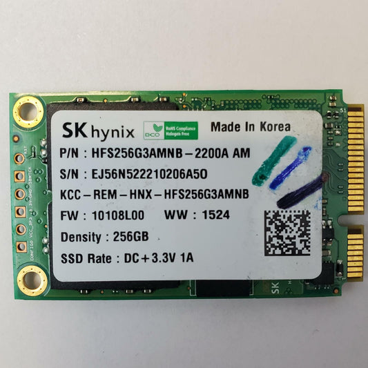 SK HYNIX HFS256G3A/MNB-2200A AM 256GB mSATA Internal SSD | Grade A