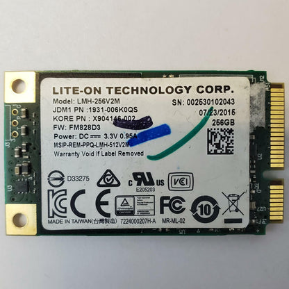 Lite-On LMH-256VM2 256GB mSATA Internal SSD | Grade A
