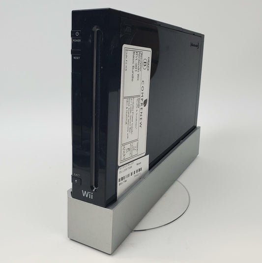Nintendo Wii RVL-001 Console (Black) Basic Bundle | Grade B