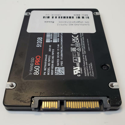 SAMSUNG MZ-76P512 500GB 2.5" SATA SSD | Grade A
