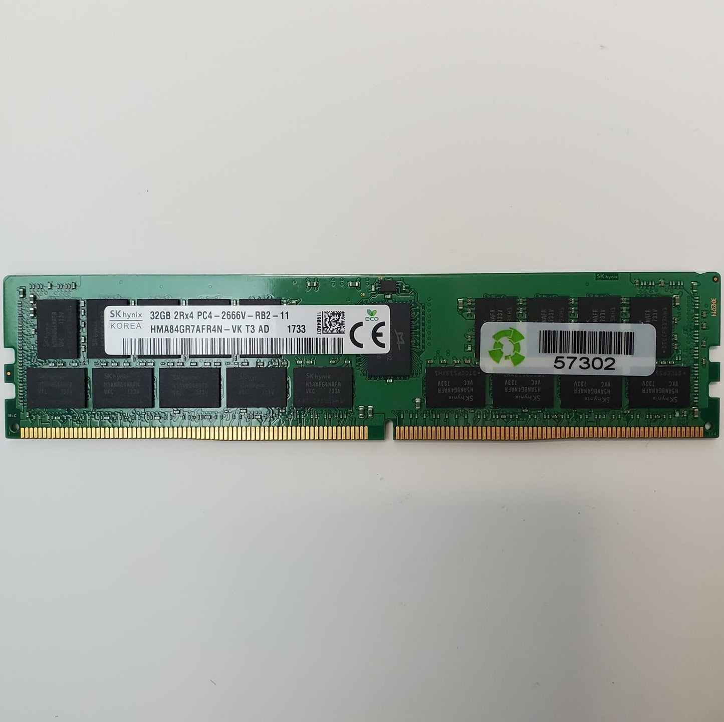 32GB PC4-2666V 21300 DIMM DDR4 ECC RAM | Grade A