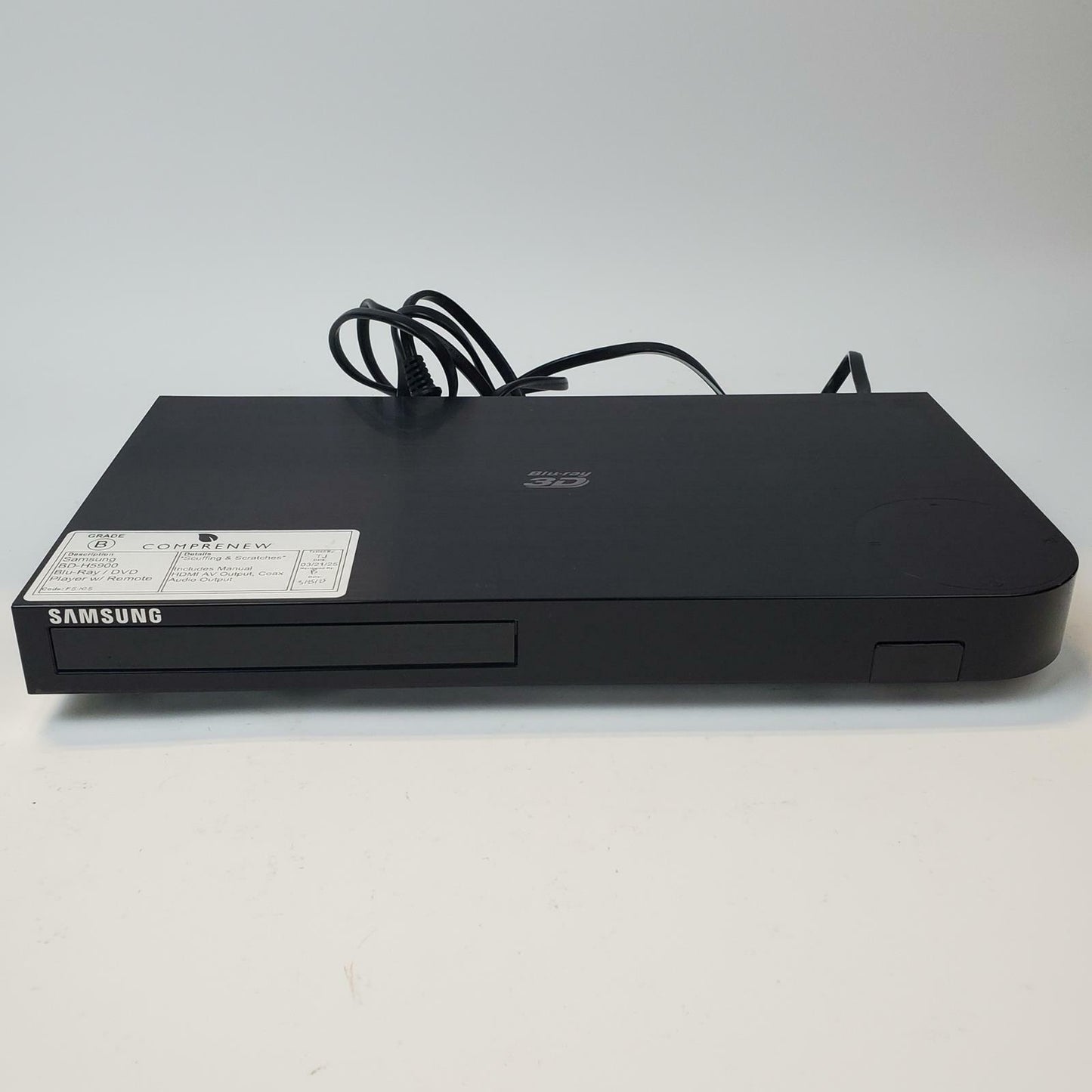 Samsung BD-H5900 Blu-Ray/DVD Player w/ Remote | Grade B