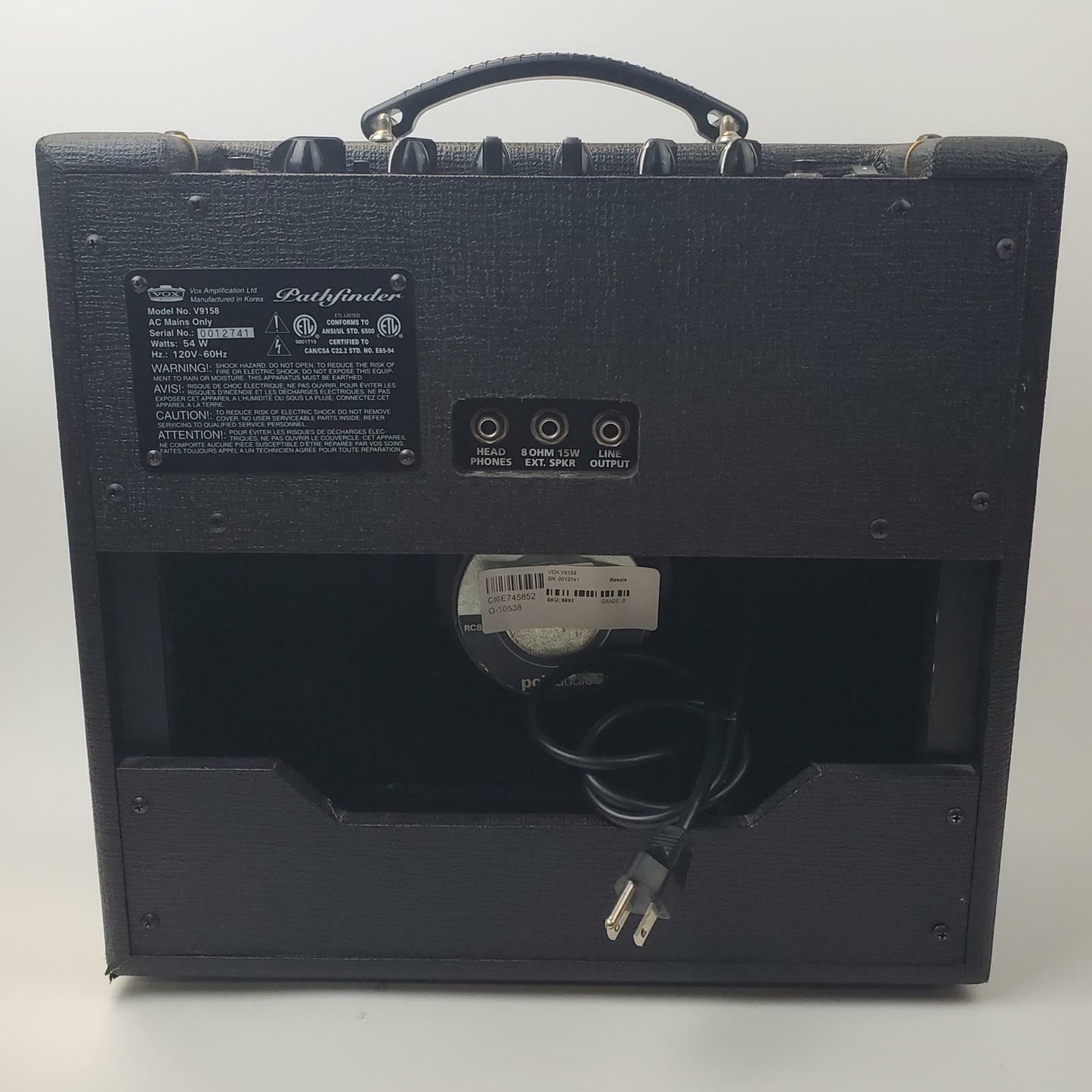 VOX V9158 Pathfinder Guitar Amplifier | Grade B