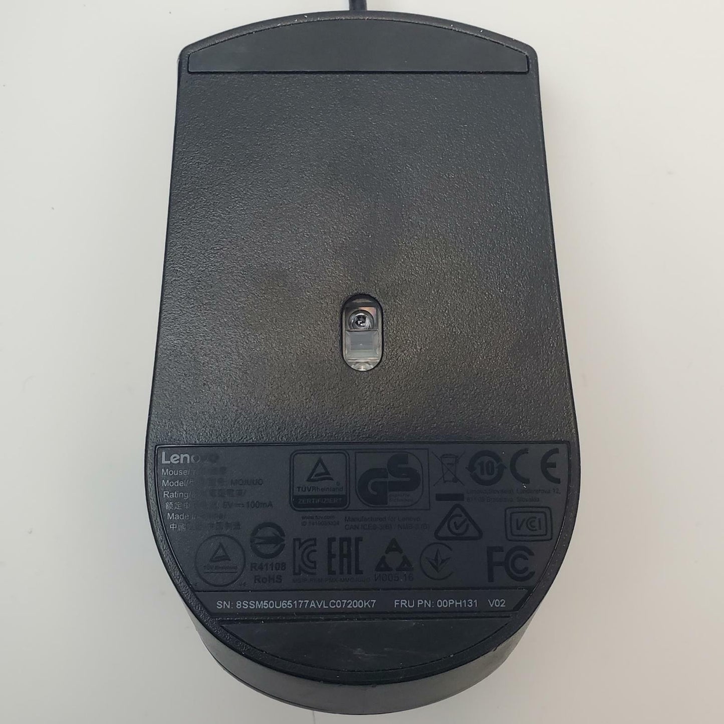 LENOVO MOJUUO USB Wired Mouse | Grade A
