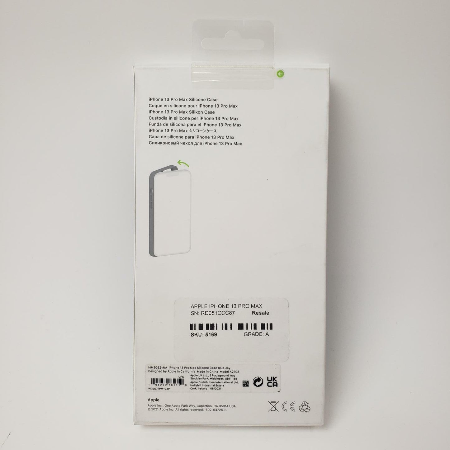 Apple iPhone 13 Pro Max MagSafe Silicone Case (Blue Jay) | Grade A