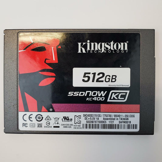 Kingston KC400 512GB 2.5" SATA Internal SSD | Grade A