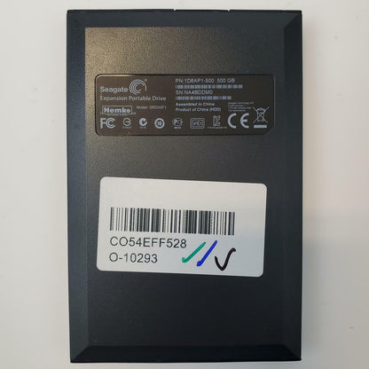 Seagate Expansion 500GB Portable USB External HDD | Grade A