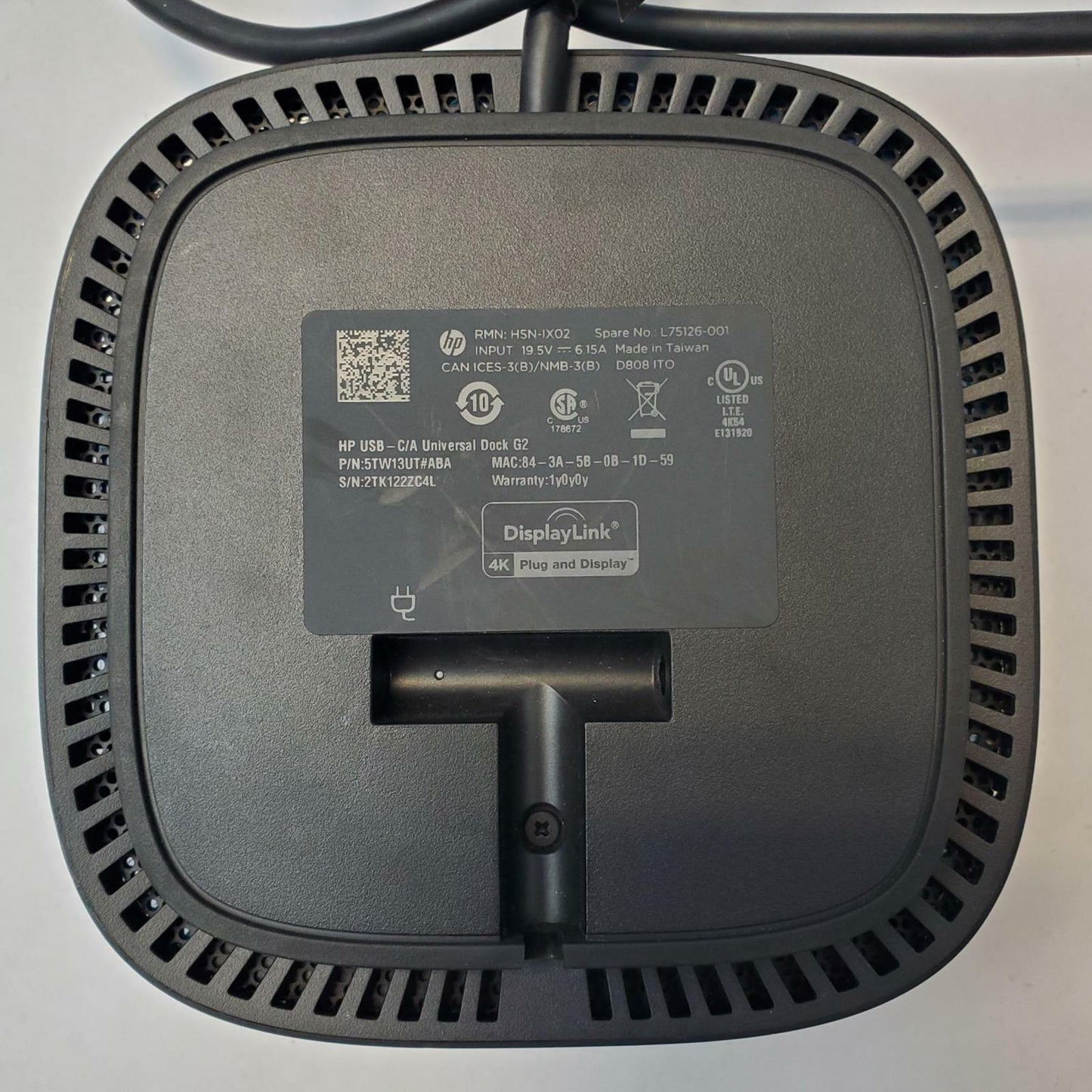 HP USB-C DOCK G5 Laptop Docking Station Bundle | Grade B