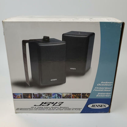 Jensen JS43 Stereo Indoor/Outdoor Speaker Pair | Grade A