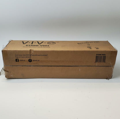 VIVO STAND-V002 Dual Monitor Desk Mount Arm | Grade A