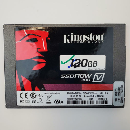 Kingston SV300S37A/120G 120GB 2.5" SATA Internal SSD | Grade A