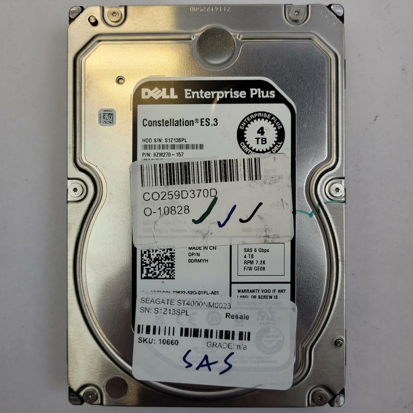 Seagate ST4000NM0023 4TB 3.5" SAS Internal HDD | Grade A | 10660