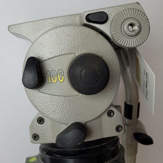 Gitzo G1548 Tripod w/ Vinten 100 Head & Quick Release Plate | Grade B