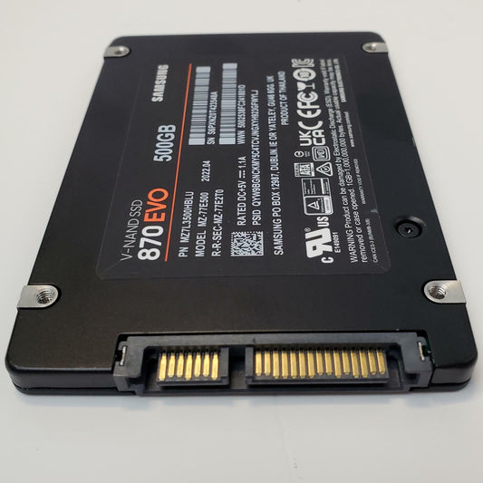 SAMSUNG 870 EVO MZ-77E500 500GB 2.5" SATA Internal SSD | Grade A