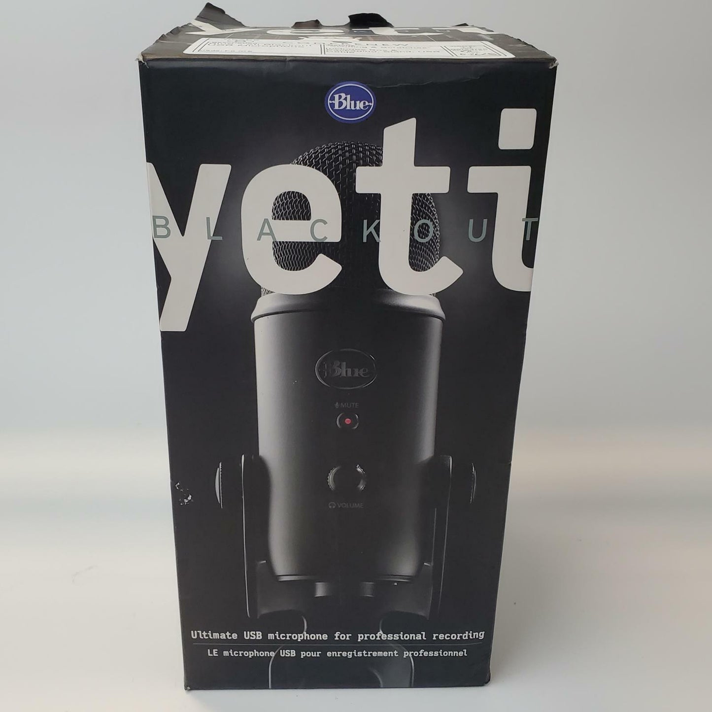Blue Yeti Blackout Edition USB Microphone | Grade B