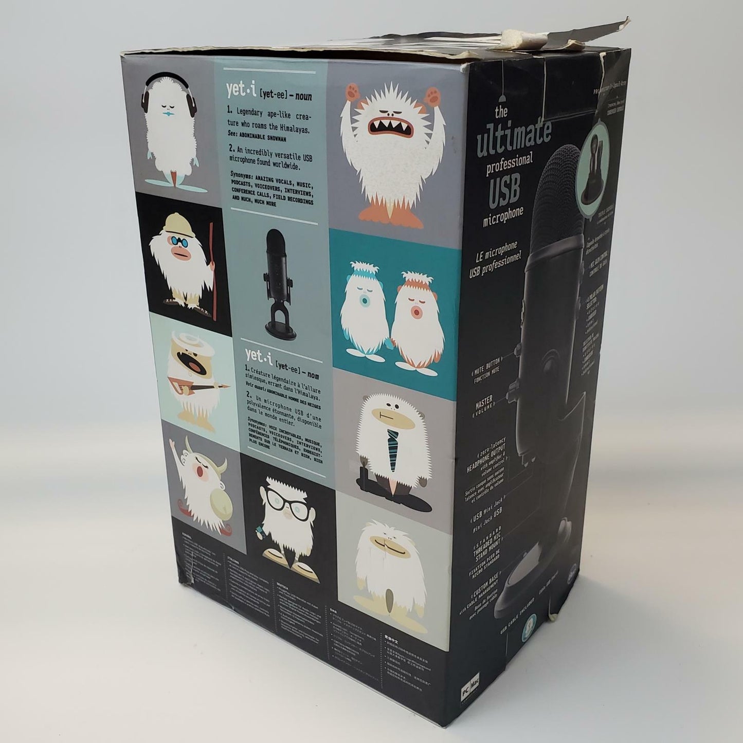 Blue Yeti Blackout Edition USB Microphone | Grade B