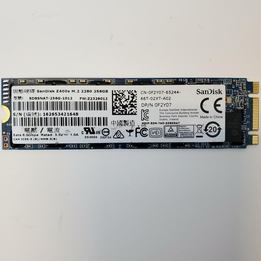 SANDISK SD8SNAT-256G-1012 256GB 2280 Gen3 M.2 Internal SSD | Grade A