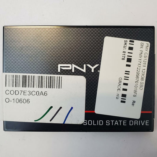 PNY CS1311 120GB 2.5" SATA Internal SSD | Grade A