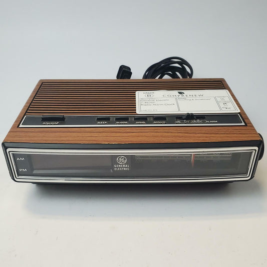 General Electric 7-4625F Radio Alarm Clock | Grade B