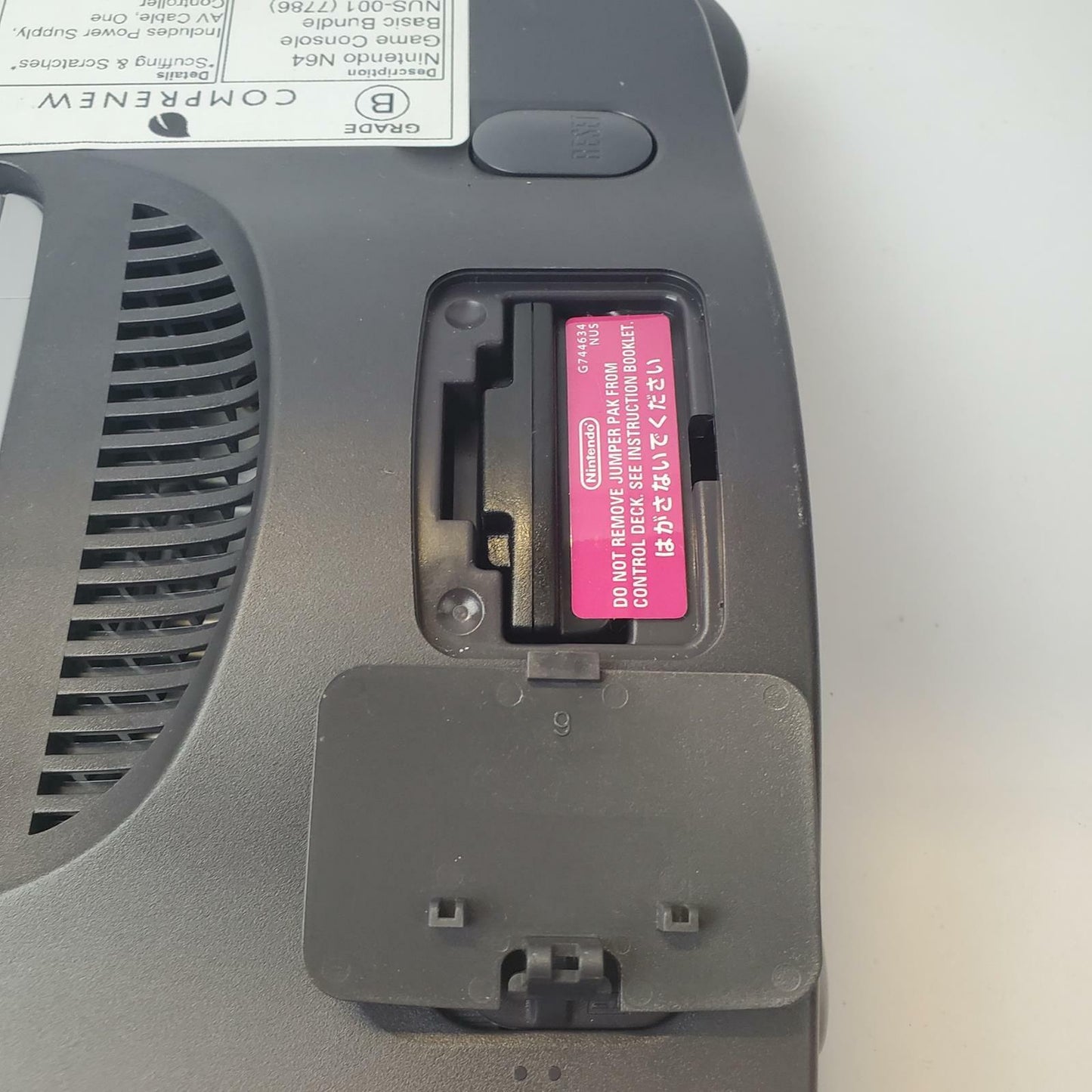 Nintendo 64 NUS-001 Video Game Console Basic Bundle | Grade B