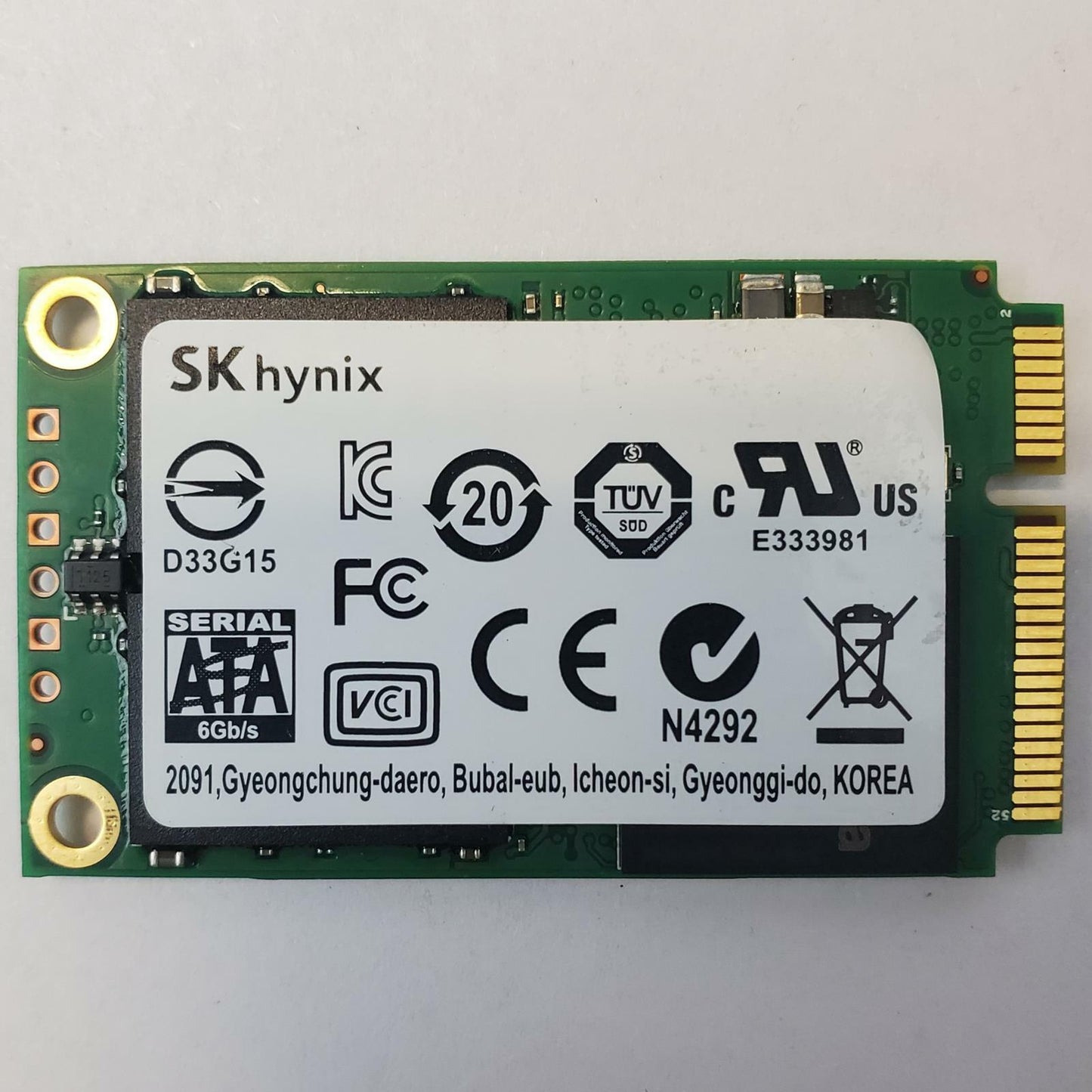 SK HYNIX HFS256G3AMNB-2200A AD 256GB mSATA SSD | Grade A