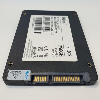 Netac NT01N530S-256-S3K 256GB 2.5" SATA Internal SSD | Grade A