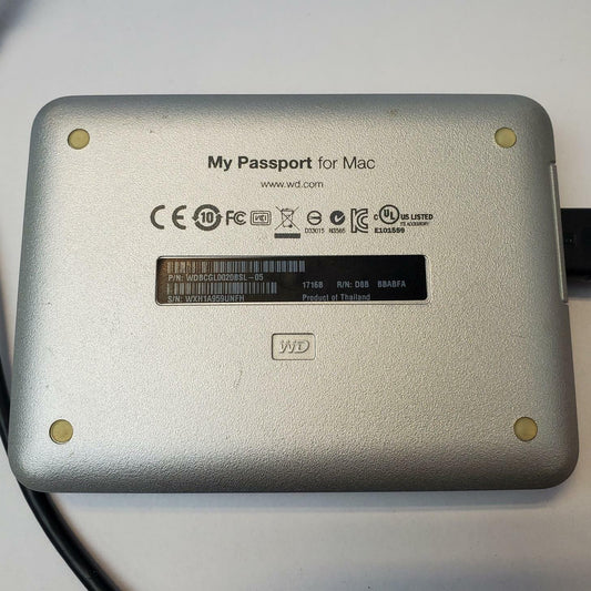 Western Digital WDBCGL0020BSL-05 2TB My Passport for Mac External HDD | Grade A
