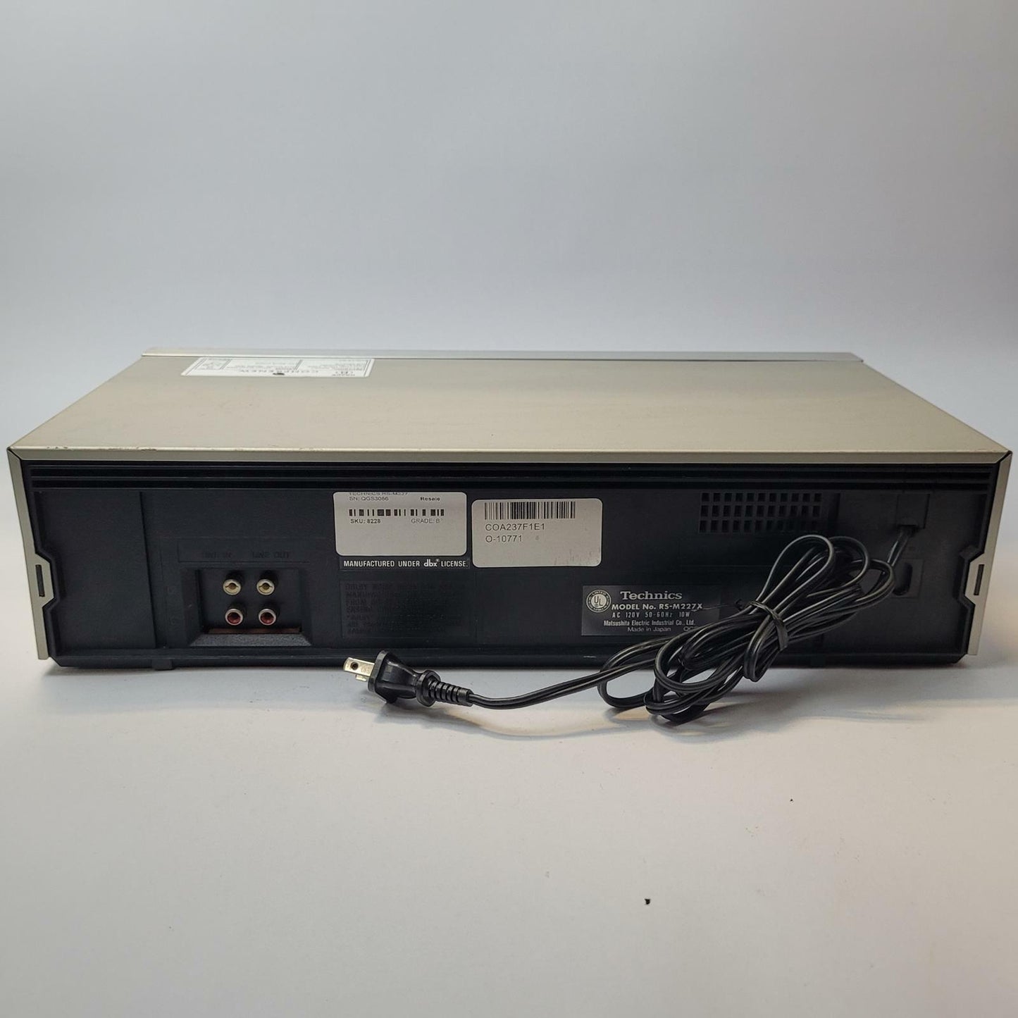 TECHNICS RS-M227X Stereo Cassette Deck Tape Player/Recorder | Grade B