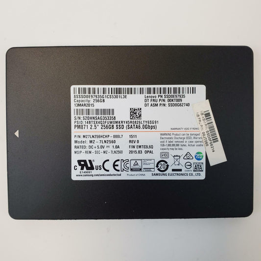 Samsung MZ-7LN2560 256GB 2.5" SATA Internal SSD | Grade A | 7567