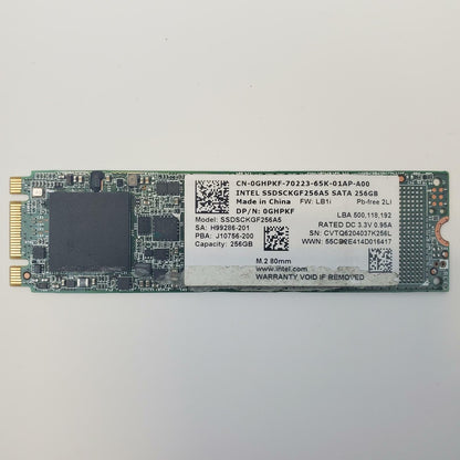 Intel SSDSCKGF256A5 256GB 2280 Gen3 M.2 Internal SSD | Grade A