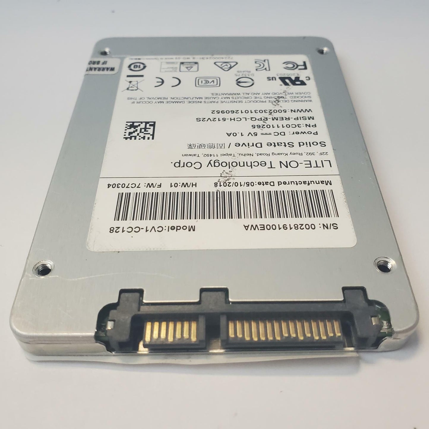 LITE-ON CV1-CC128 128GB 2.5" SATA Internal SSD | Grade A