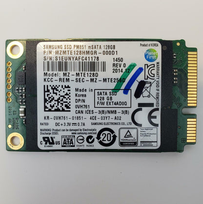 Samsung MZMTE128HMGR-000D1 128GB mSATA Internal SSD | Grade A
