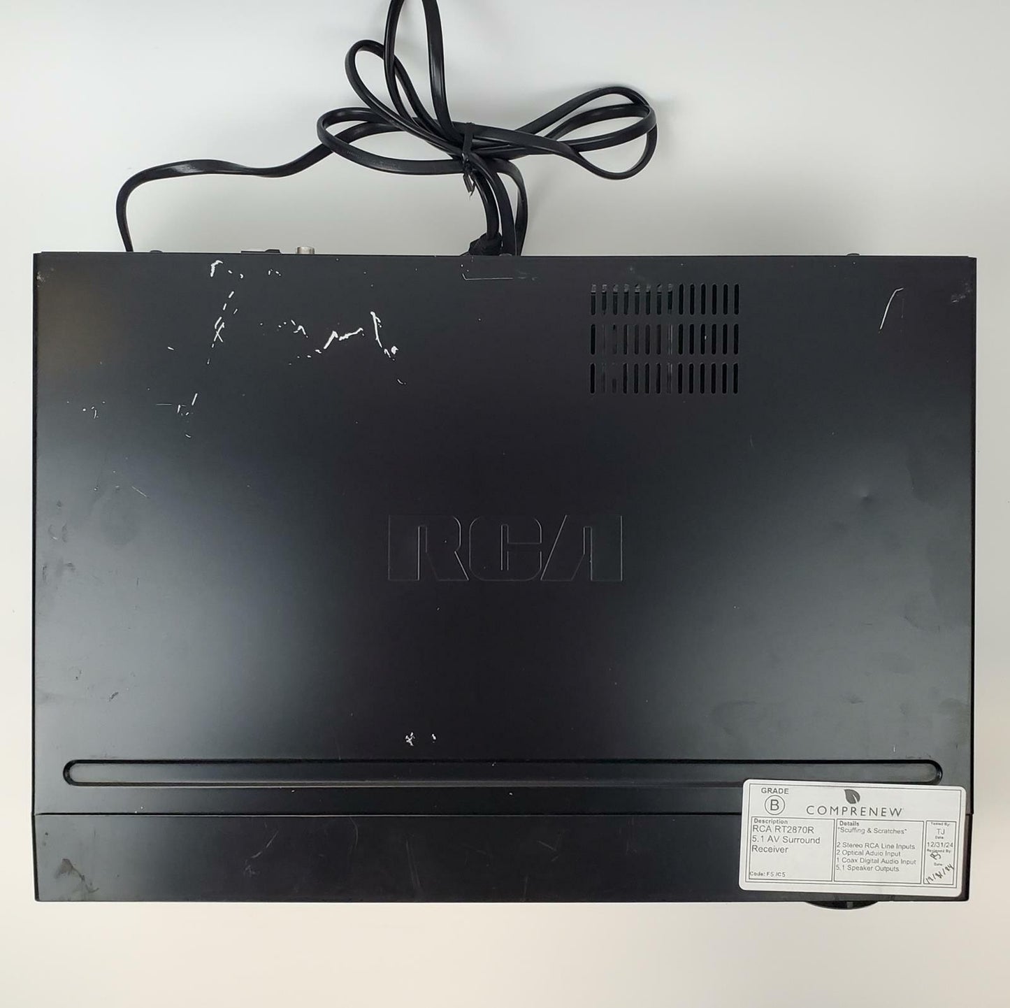 RCA RT2970R 5.1 AV Surround Receiver | Grade B