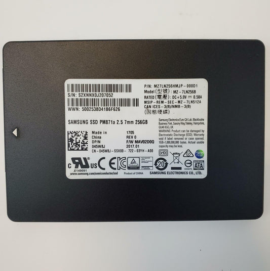 Samsung MZ-7LN256B 256GB 2.5" SATA Internal SSD | Grade A