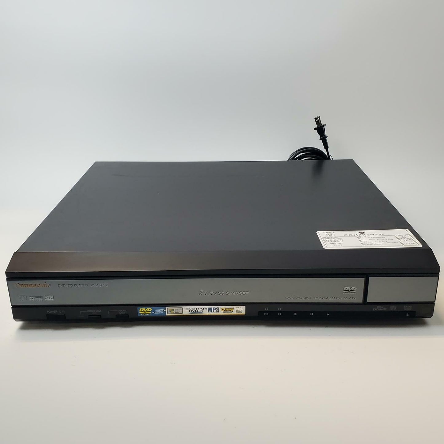 PANASONIC DVD-CP72 5-CD/DVD Changer | Grade B