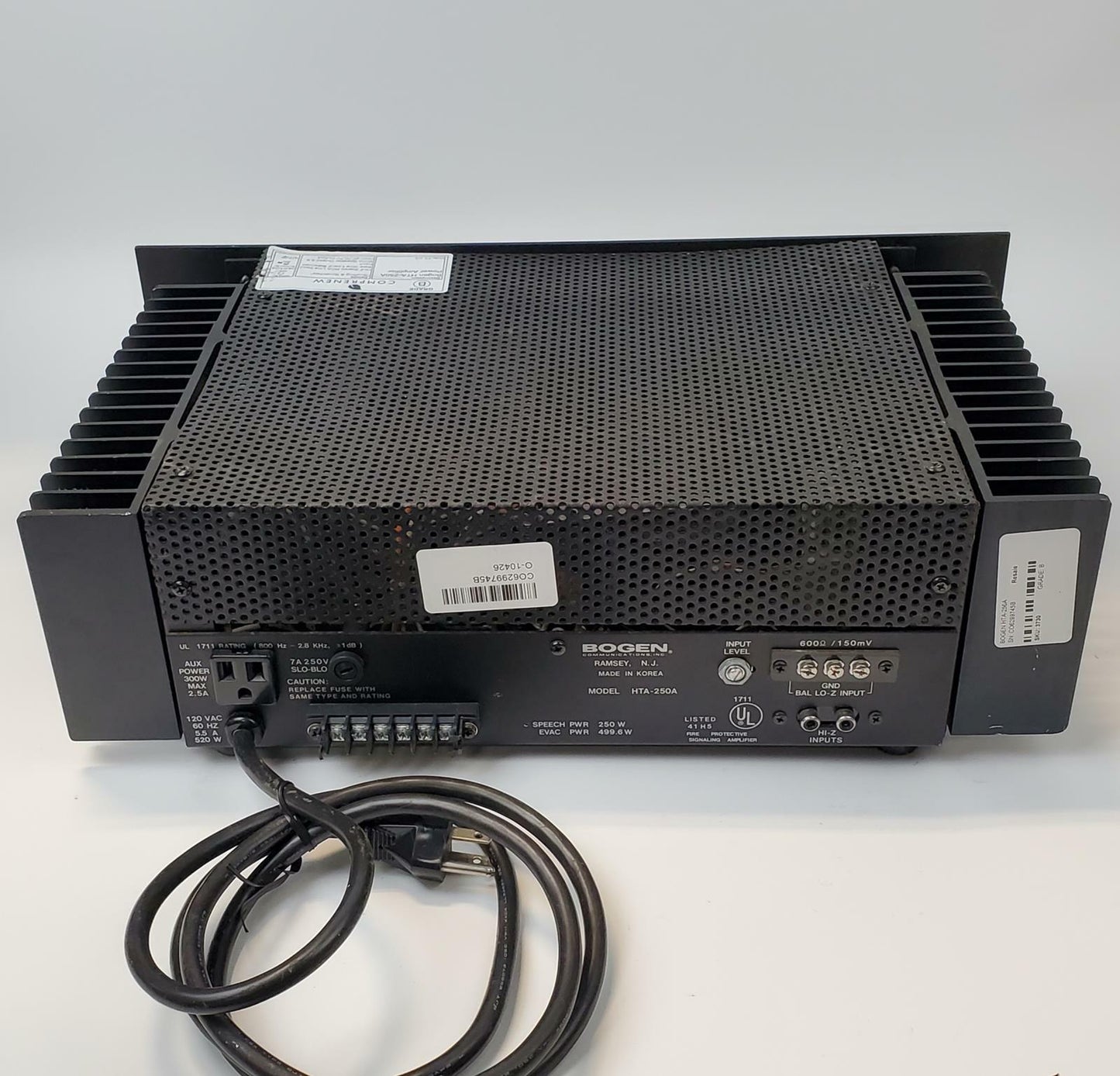 Bogen HTA-250A Power Amplifier | Grade B